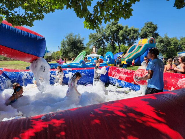 foam bubbles foam dance foam party rentals