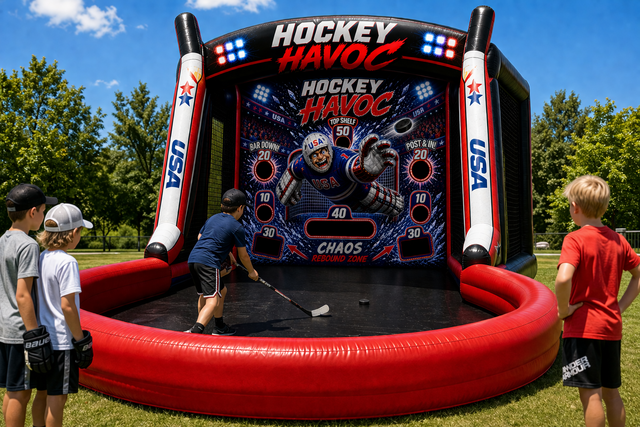 hockey havoc inflatable hockey game