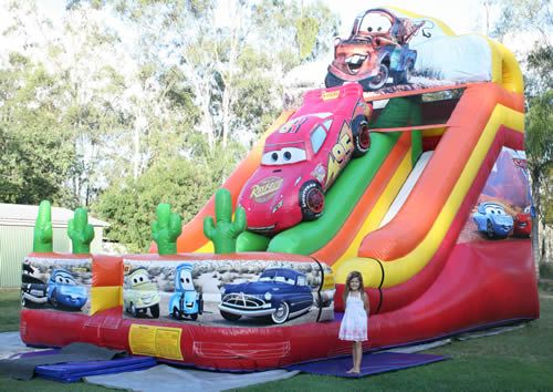 inflatable disney cars slide rentals