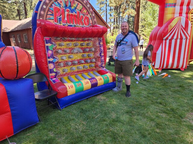 inflatable plinko game