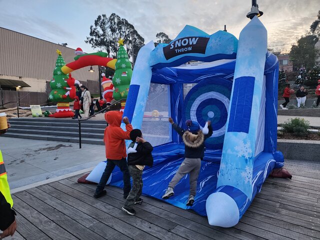 snow throw winter carnival game rentals