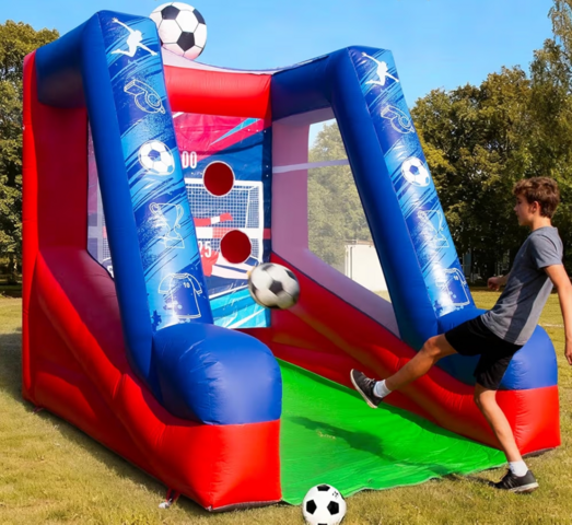 soccer kicking carnival game
