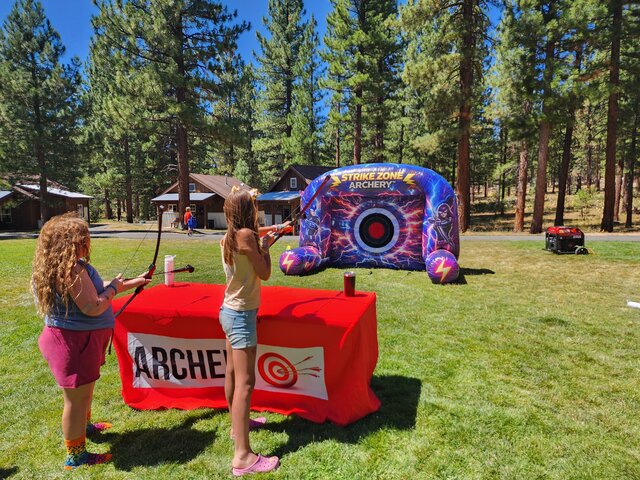 safe archery inflatable game rentals