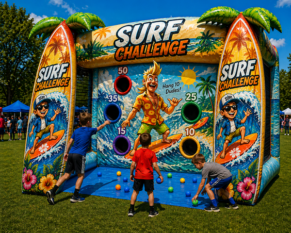 surf challenge carnival toss game