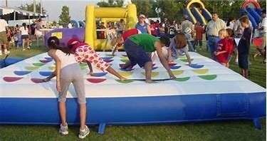 inflatable oversized twister game rentals