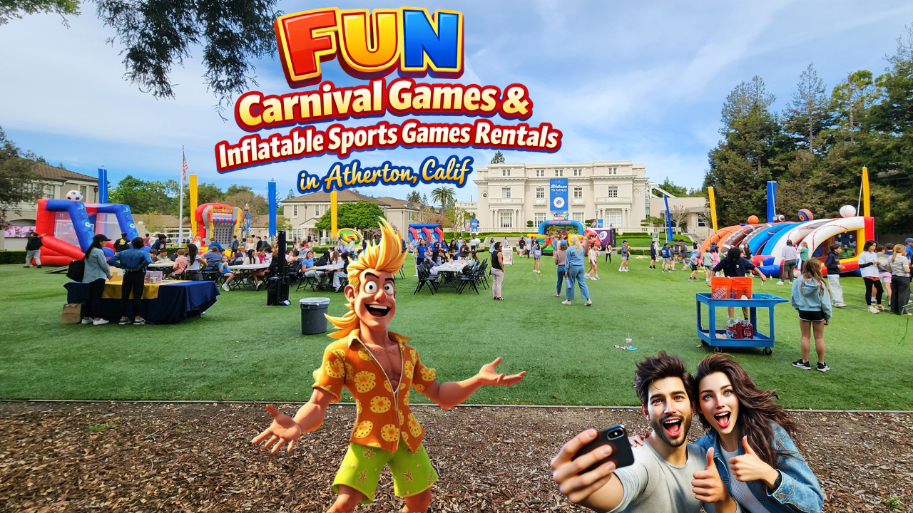 atherton, calif carnival games and inflatable sports game and party rentals