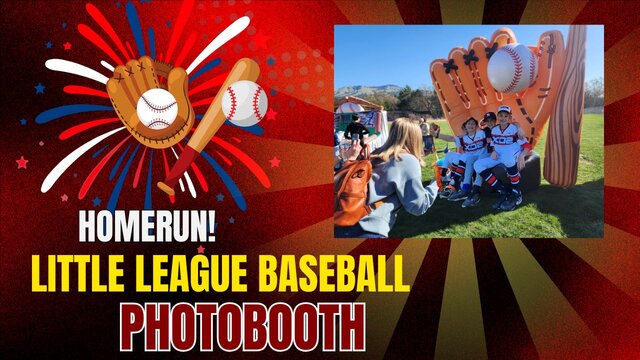 Baseball Glove Photo Booth