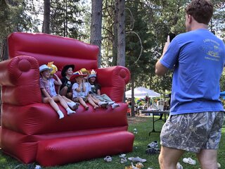 Big Chair photo booth rentals