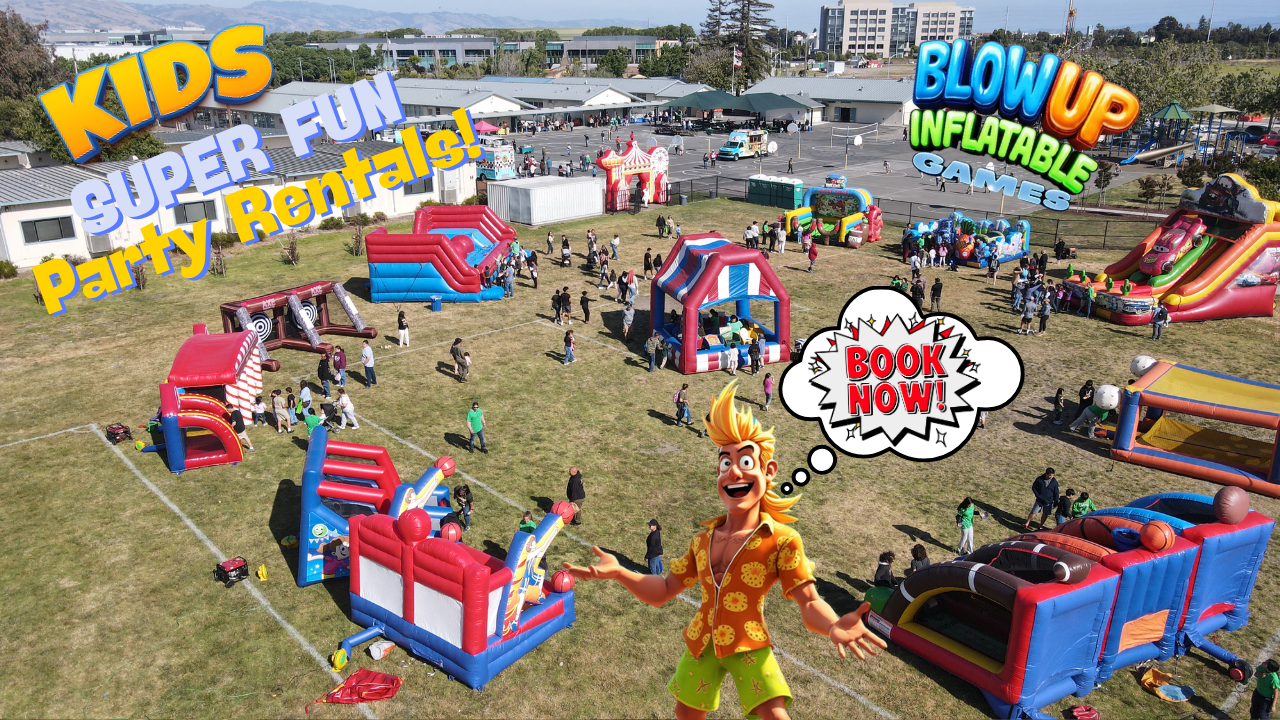 Inflatable Bouncy Houses and Carnival Game rentals!