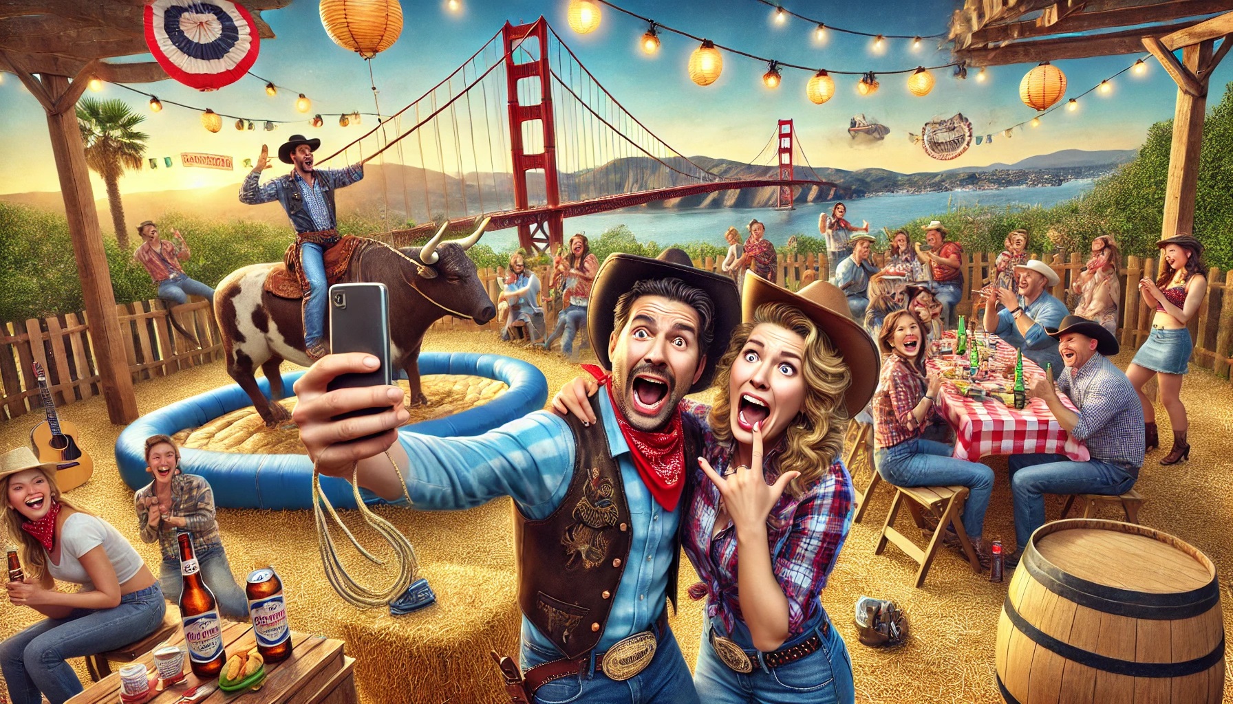 Country western party games, themes and game ideas for rent in northern california and the bay area