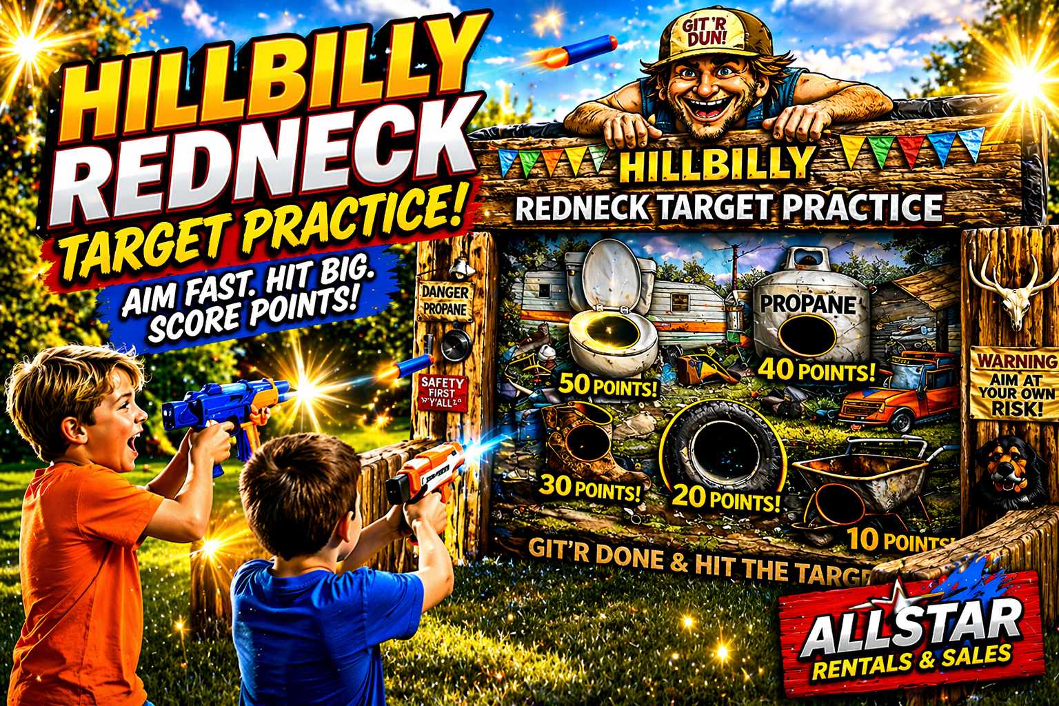 Hillbilly Redneck Target Practice