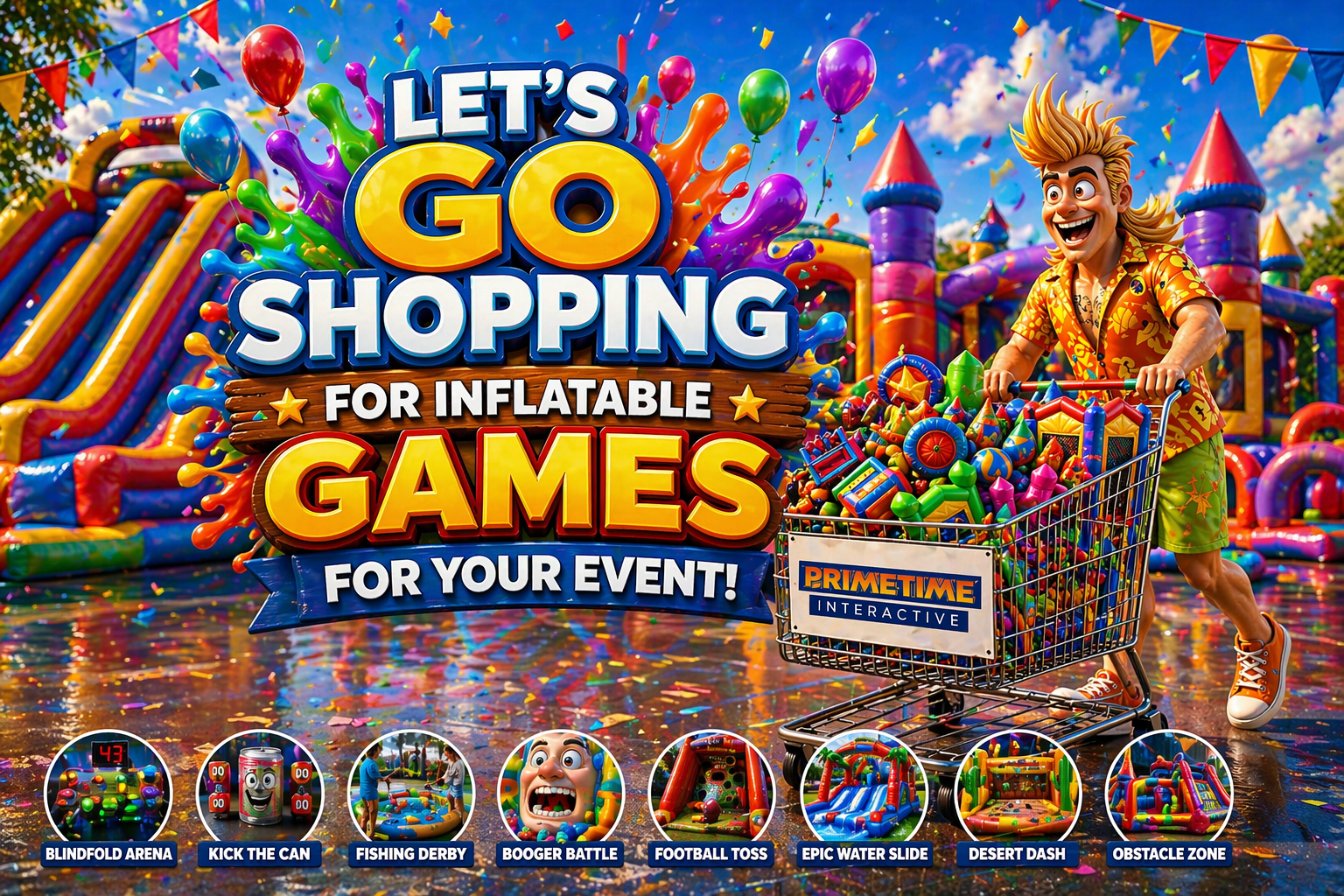 Inflatable Games Party Packages