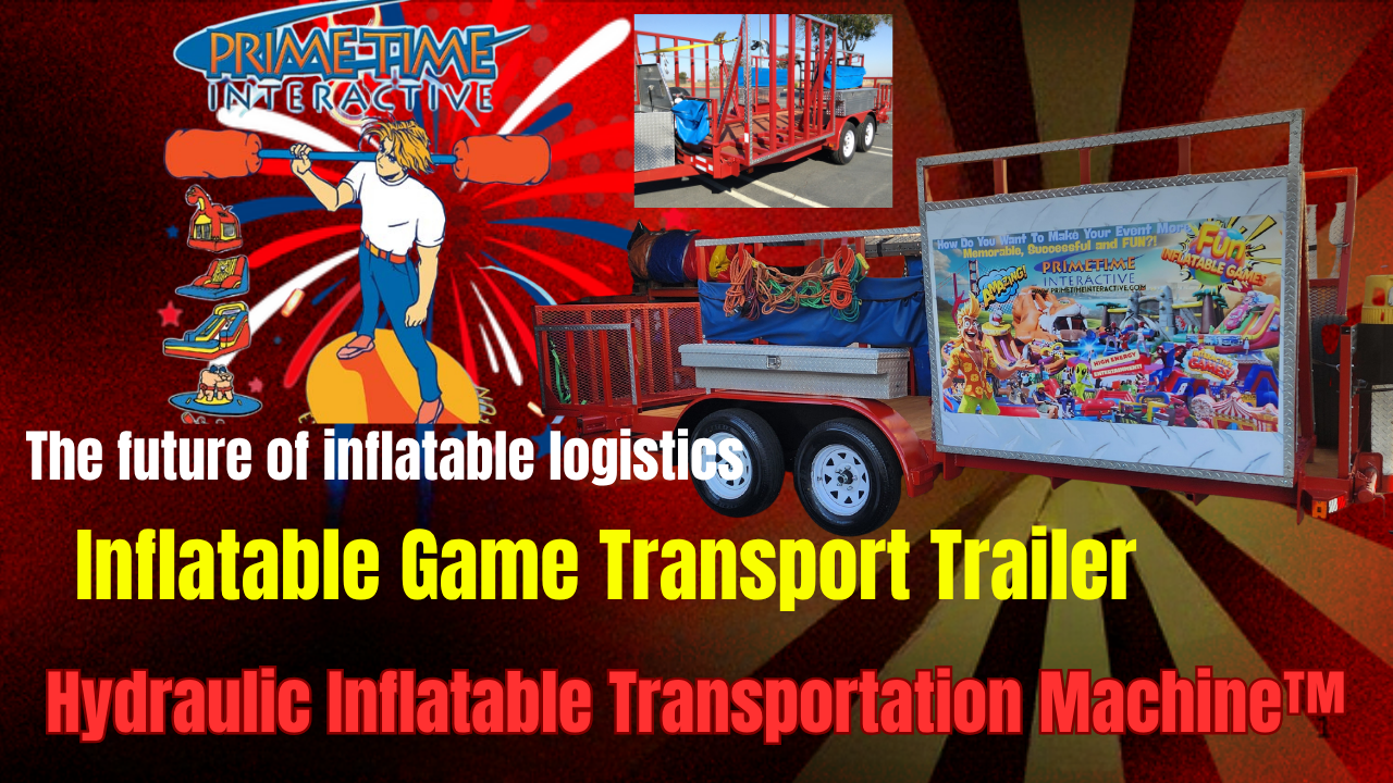 Inflatable Games Transportation Trailer