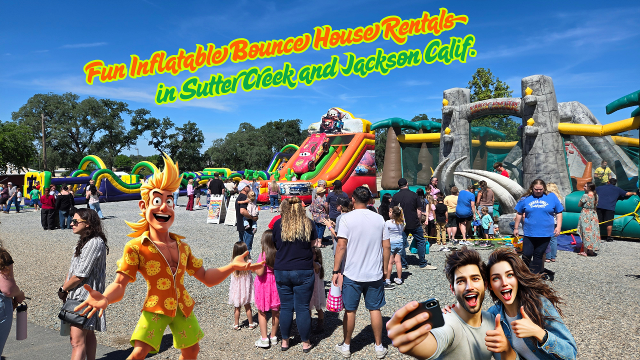 sutter creek and jackson california inflatable carnival games and bounce house rentals