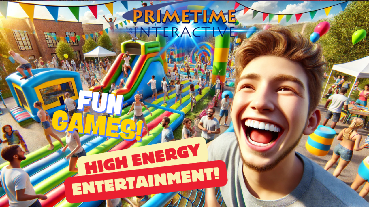 Prime Time Interactive Inflatable Game Party Rentals