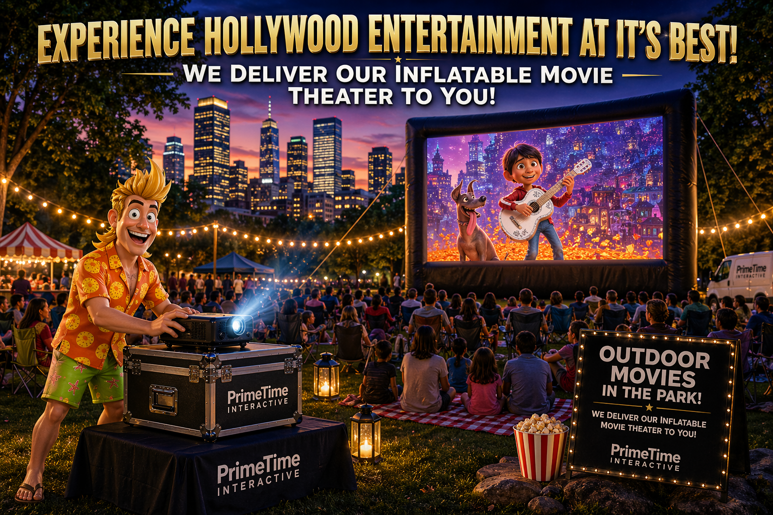 Inflatable Movie Theater Screen Rentals