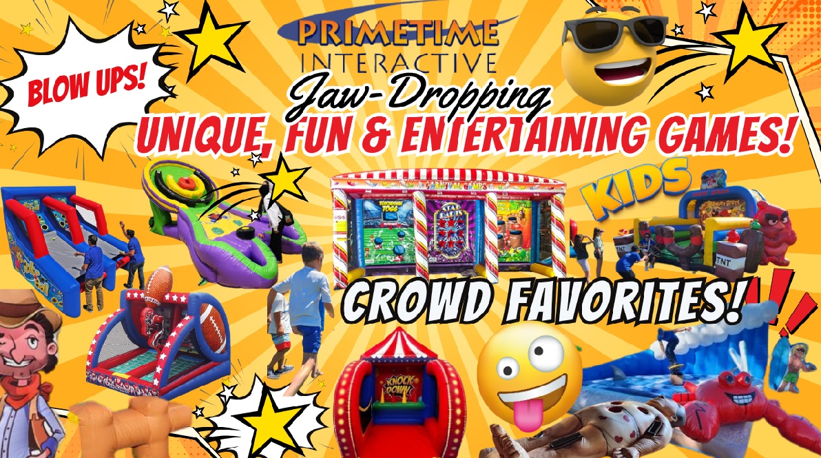 Prime Time Interactive Inflatable Game Party Rentals