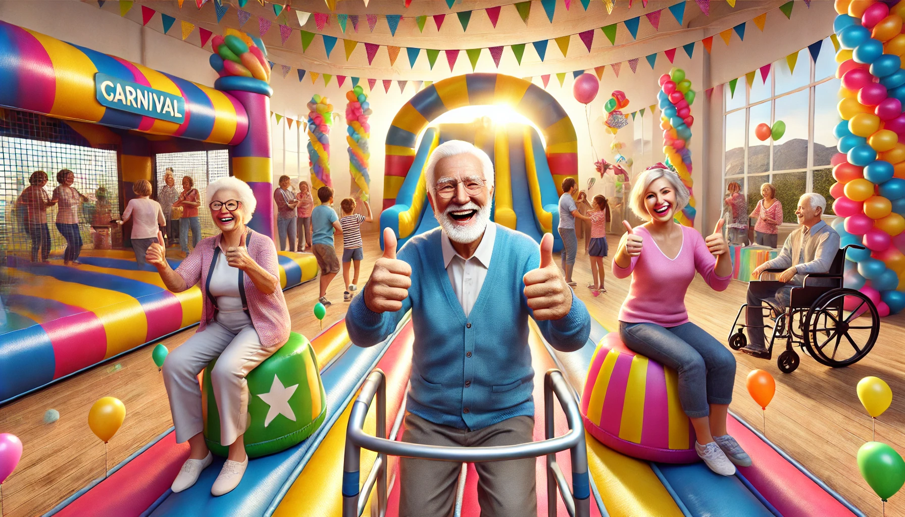 Senior citizens carnival games and ideas for rent in northern california and the bay area!