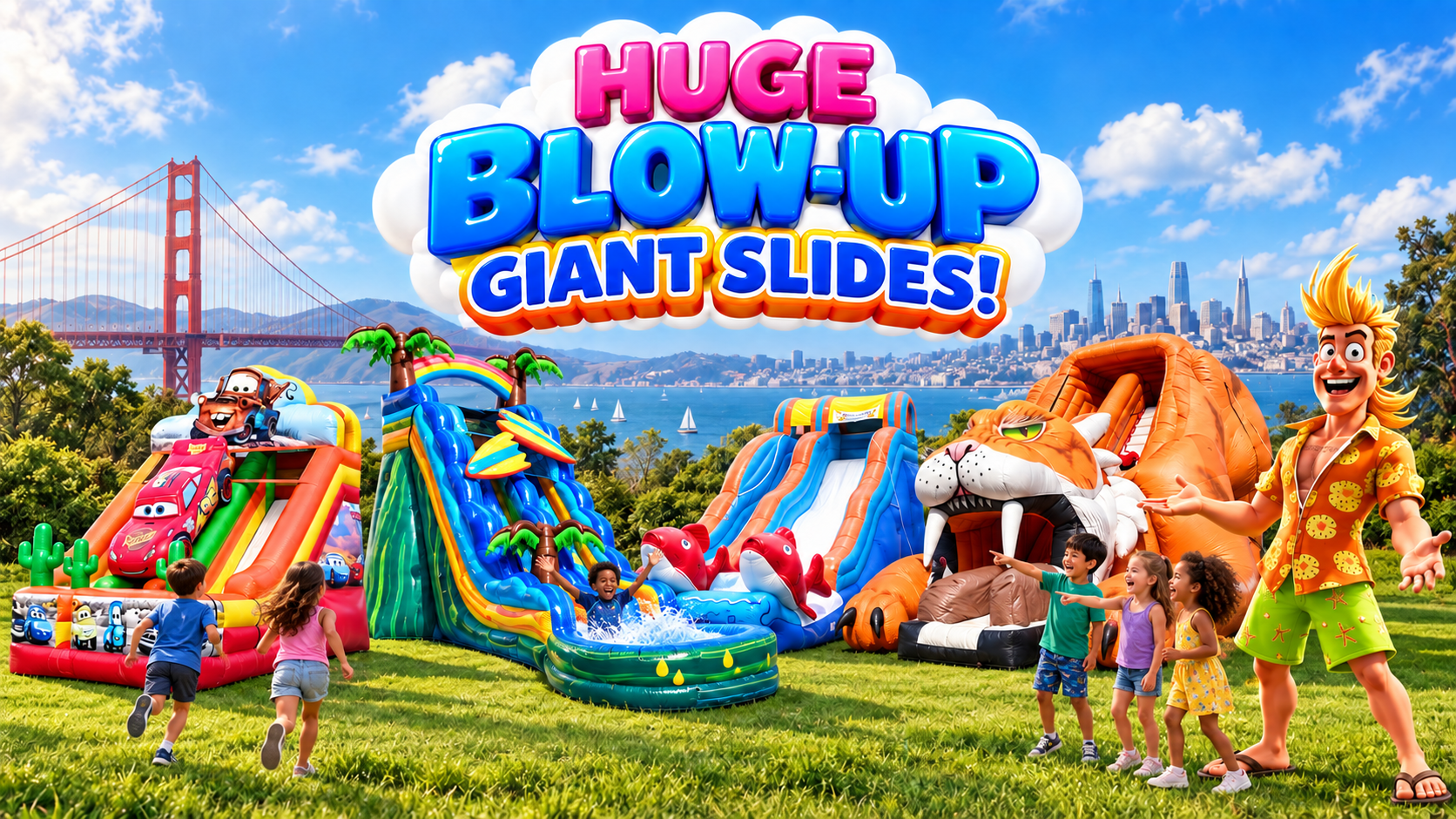 Prime Time Inflatable Giant Slide Rentals