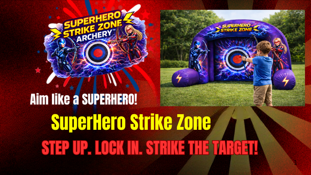 Superhero Strike Zone Archery for Sale