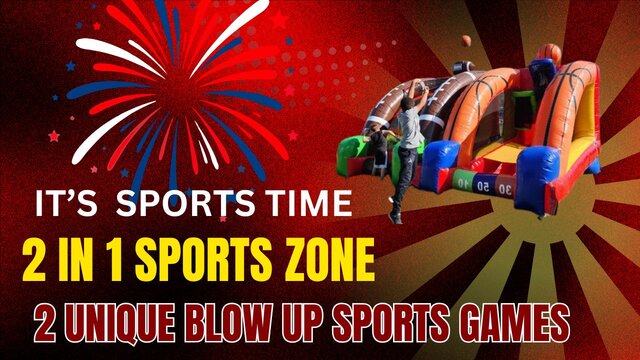 Sports 2-n-1-inflatable game rentals