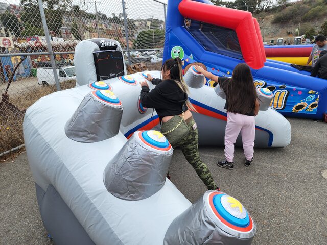 Hitlit light up inflatable game rentals