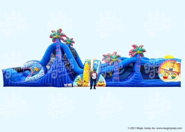 Minions-50ft-inflatable-obstacle-course