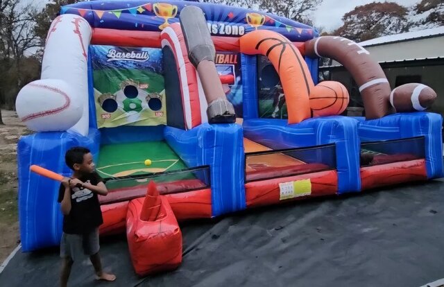 3 in 1 Sports Inflatable Games - Deluxe