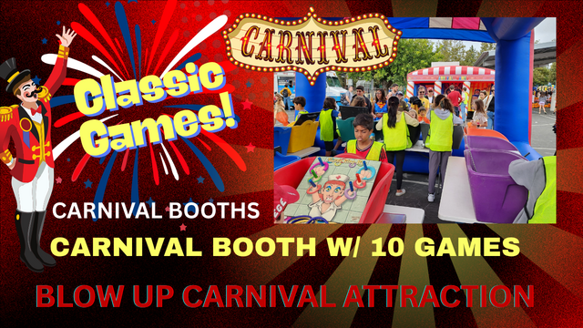 carnival booth w/12 games