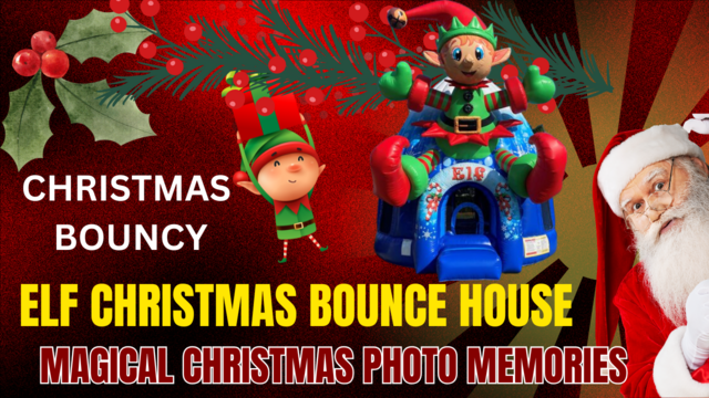 Elf Christmas Bounce House Rentals