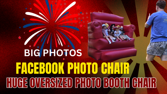 big red chair photo booth rentals