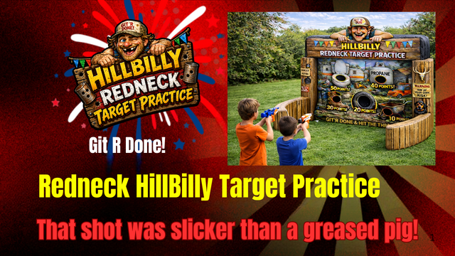 Redneck Hillbilly Target Practice for Sale