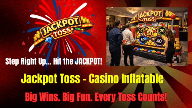 Jackpot Toss Inflatable casino game for Sale
