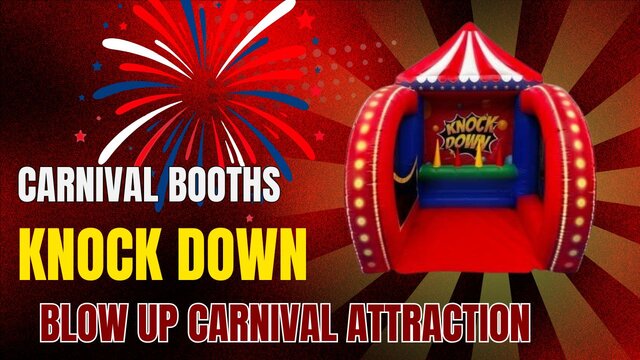 Knock Down Carnival Game