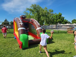 Inflatable Football - Quarterback Attack