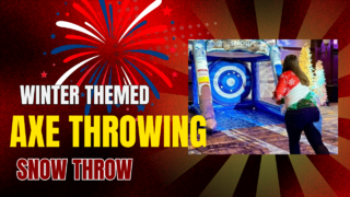 Snow Throw Holiday Carnival Game