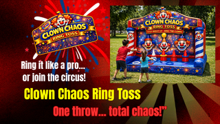Clown Chaos Ring Toss