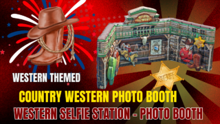 Country Western Selfie Station Photo Booth