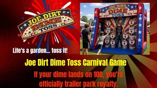Joe Dirt Dime Toss Carnival Game