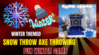 Snow Throw Holiday Carnival Game