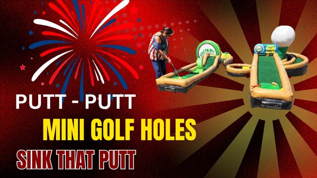 Golf holes portable rentals