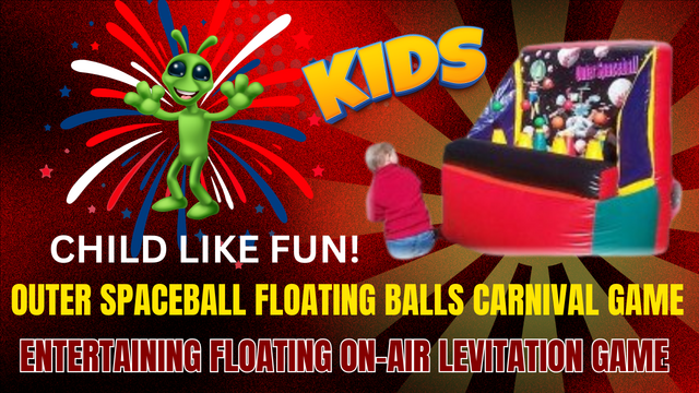 outer space ball kids nerf blaster game rentals