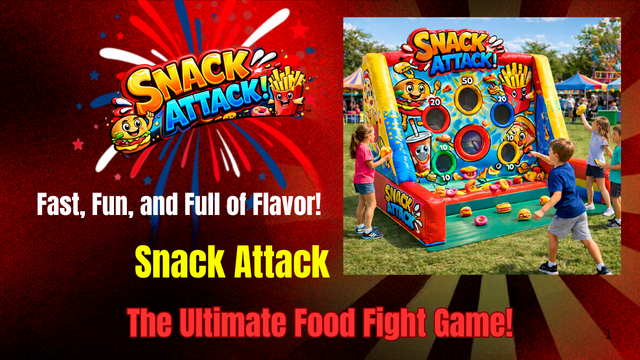Snack Attack Inflatable Carnival Game for Sale