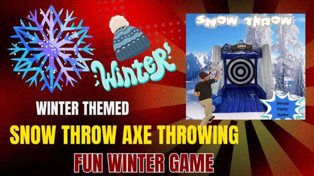 Snow Throw Carnival Game