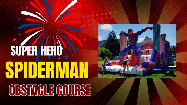 40ft spiderman obstacle course