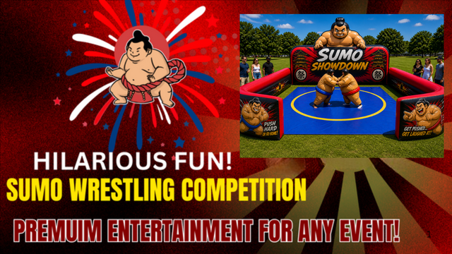 Sumo Showdown Inflatable Arena for Sale