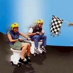 toilet racers game rentals