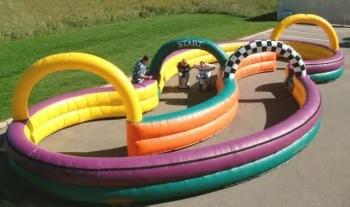 track inflatable maze rentals