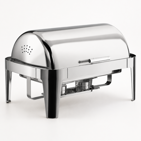 8 Quart Roll Top Chafing Dish
