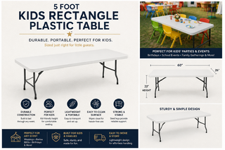 5 Foot Kids Table